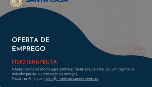 OFERTA DE EMPREGO – Fisioterapeuta